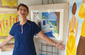 Künstlerin Marlies Kraus stelt Ihre Bilder aus