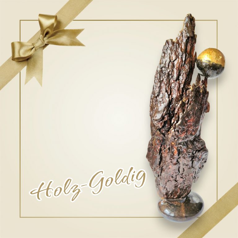 Rindenfantasie - Rückseite Rückseite ist die Baumrinde zu sehen.